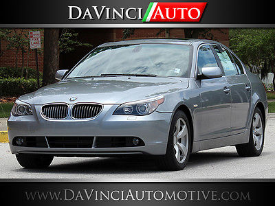 BMW : 5-Series Base Sedan 4-Door 2007 bmw 530 i base sedan 4 door 3.0 l gray w only 34 k miles florida 2 owner