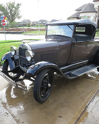 Ford : Model A 1929 ford model a roadster rumble seat new restoration