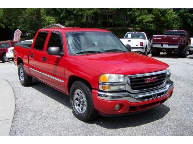 GMC : Sierra 1500 SLE 5.3L V8 CLEAN SOUTHERN VALUE PRICED GA TRUCK NEAT-4-DOOR-SHORT-BED-CREW-CAB-BRT-RED-AC-2WD-NOT-A-4X4-CHEVROLET-SILVERADO-1500