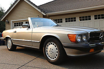 Mercedes-Benz : 500-Series 560SL 1988 560 sl beautiful mercedes benz with 58 k original miles with a smooth 5.6 l v 8