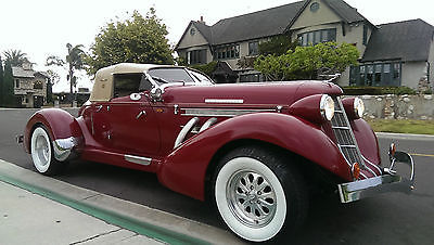 Other Makes : SECOND GENERATION AUBURN BOAT TAIL SPEEDSTER BOAT TAIL SPEEDSTER 1935 california coach second generation auburn boat tail speedster