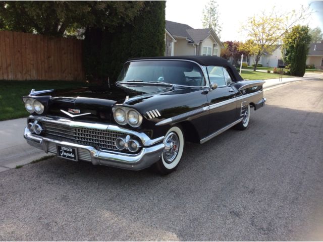 Chevrolet : Impala RARE 3 OWNER 1958 CHEVROLET IMPALA CONVERTIABLE 55 56 57 59 60 61 62 63