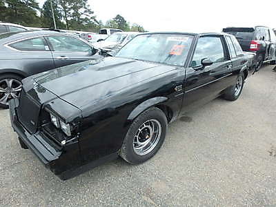 Buick : Regal Grand National 1987 buick regal grand national coupe 2 door 3.8 l clean title