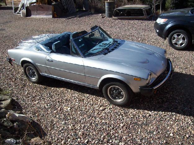 1980 Fiat 2000 Spider for: $9000
