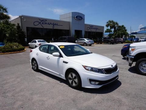 2012 KIA OPTIMA HYBRID 4 DOOR SEDAN