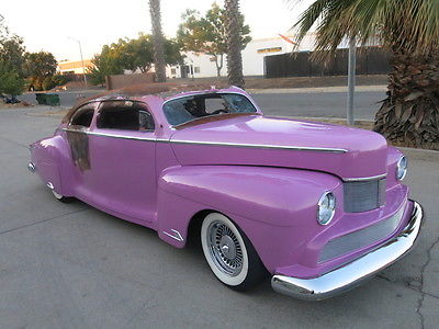 Lincoln : Other Zephyr 1946 lincoln zephyr coupe v 12 custom damaged rebuildable classic rare 46