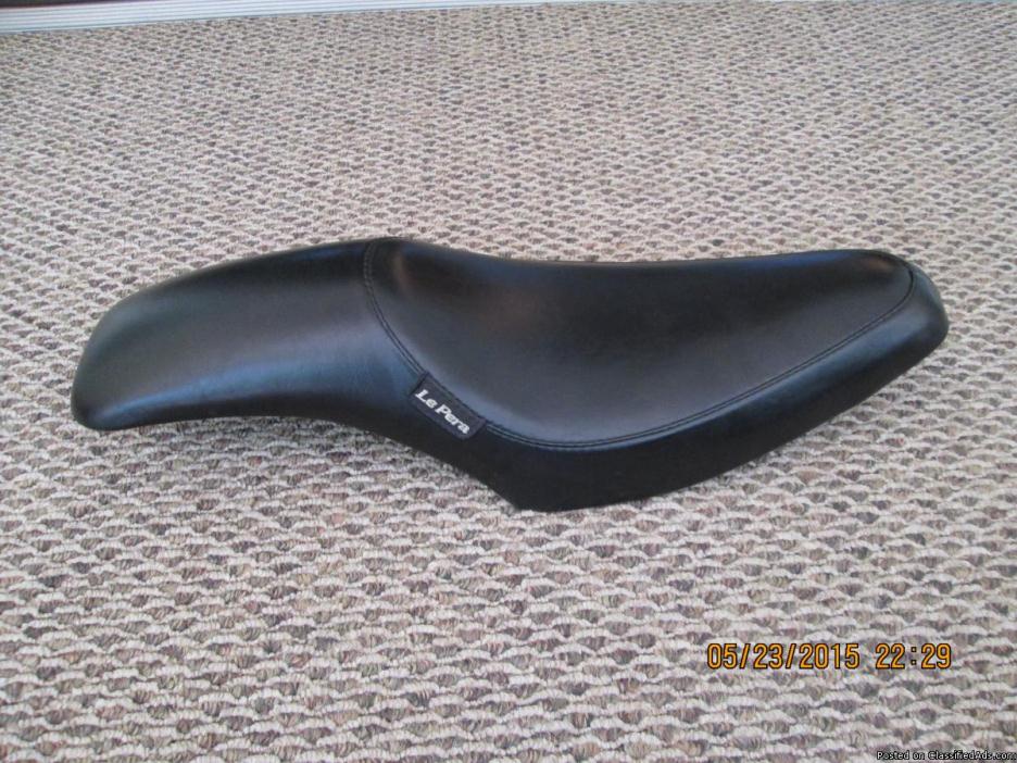 Harley Sportster LEPERA 2up smooth seat