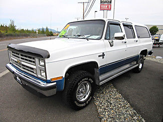 Chevrolet : Suburban 1988 CHEVROLET SUBURBAN 1988 chevrolet suburban very nice with records