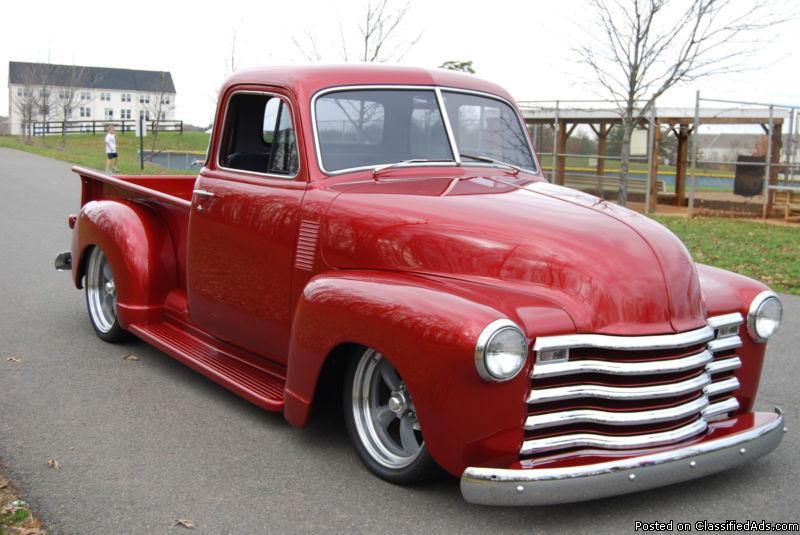 1952 Chevy 5 Window Classic, Hot Rod, Show Truck