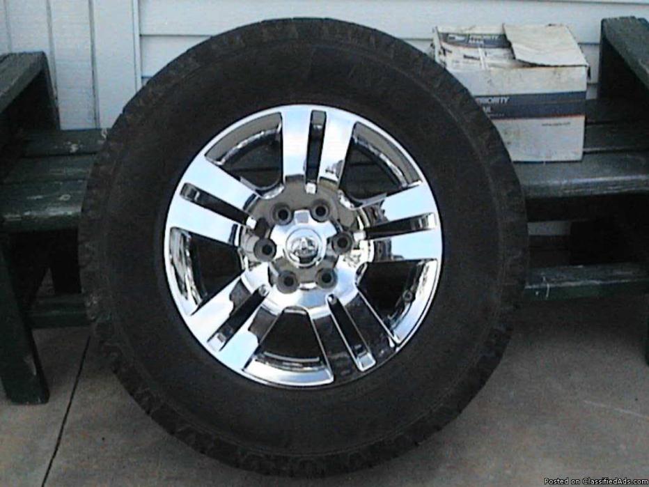 FOR SALE 18 inch toyota truck chrome rims