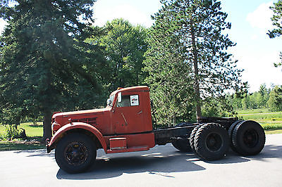 Antique 1947 Federal Truck Tractor  Runs and Drives Gas Engine heavy