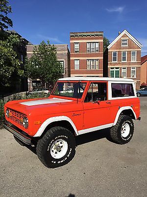 Ford : Bronco RESTORED 1971 ford bronco convertible 302 power steering 3 speed restored clean a