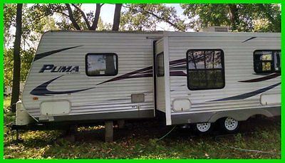 2009 Palomino Puma 26RLSS 26' Travel Trailer Slide Out A/C Rubber Roof ILLINOIS