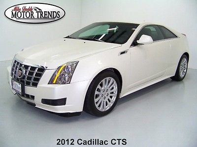 Cadillac : CTS Base Coupe 2-Door 2012 cadillac cts coupe v 6 leather white diamond bose audio low miles 23 k