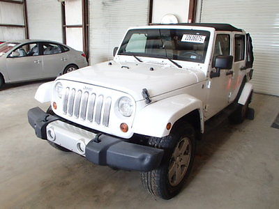 Jeep : Wrangler unlimited 2012 jeep wrangler unlimited sahara sport utility 4 door 3.6 l for sale ez fix