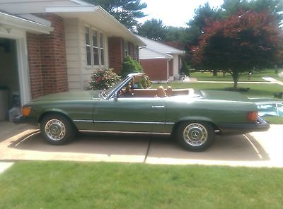 Mercedes-Benz : 400-Series 450SL 1974 450 sl mercedes original green paint moving must sell