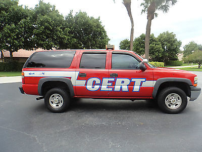 Chevrolet : Suburban SUBURBAN 4 x 4 chevy k 2500 chevrolet suburban 2500 4 wd 65 k miles gmc yukon fire rescue