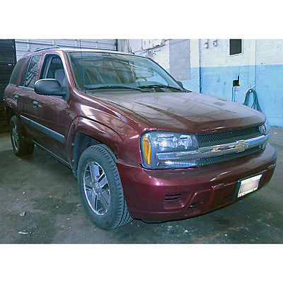 Chevrolet : Trailblazer 4 Door 2005 chevrolet trailblazer w only 91 844 miles red maroon