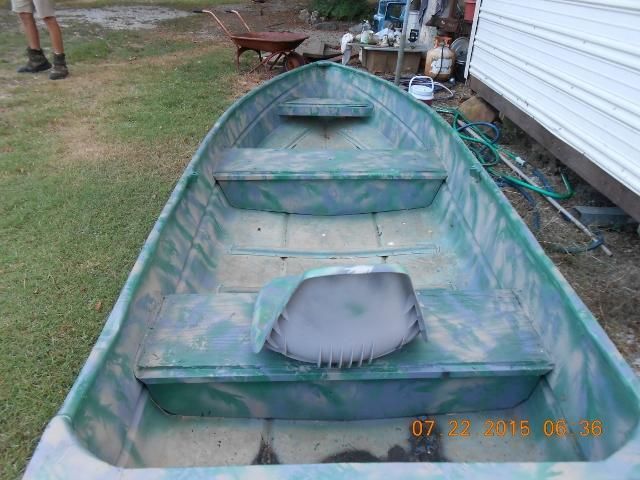 Aluminum flat bottom boat