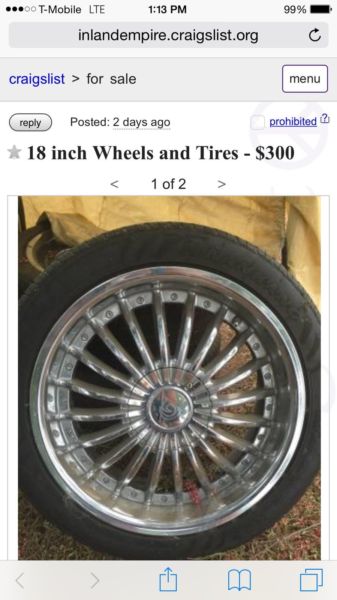 18 inch Wheels & Tires, 1