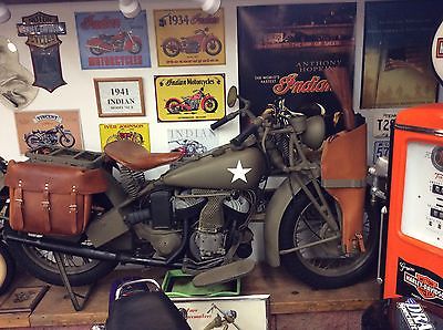 Indian : Military 741b 1941 indian military motorcycle