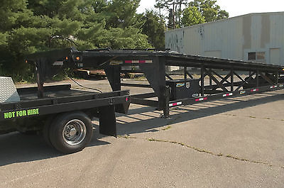 2011 DOWN TO EARTH WEDGE CAR TRAILER 102 INCH WIDE