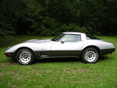 Original 1978 25th Anniversary Silver Edition Corvette Factory Custom Made!!!!!!