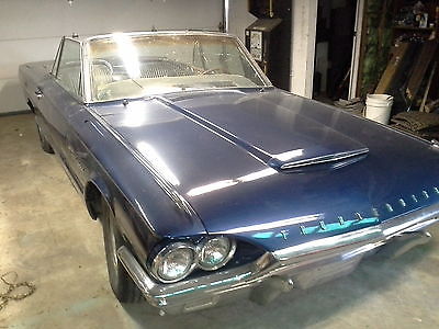 Ford : Thunderbird convertible 64 tbird convertible started to restore needs finished runs all body work done