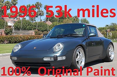 Porsche : 911 1996 porsche 911 993 carrera cabriolet 53 147 miles one owner 100 orig paint