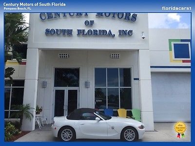 BMW : Z4 NIADA CERTIFIED Convertible Leather Fast 2.5i NIADA CERTIFIED BMW CONVERTIBLE Z4 LEATHER POWER SEATS SHINY WHITE PAINT