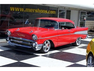 Chevrolet : Bel Air/150/210 1957 chevrolet bel air beautifully restored a c ps pb pw leather and more