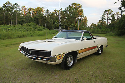 Ford : Ranchero GT 351 Cleveland Black Plate Car Must See Call Now 1970 ford ranchero gt 351 cleveland california black plate car must see call now