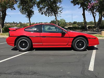 Pontiac : Fiero GT 1988 pontiac fiero gt red 62 503 miles