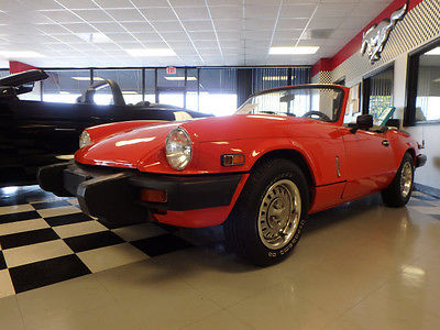 Triumph : Spitfire Spitfire with Hard Top Convertible 1980 triumph spitfire hard top convertible 2 door 1.5 l