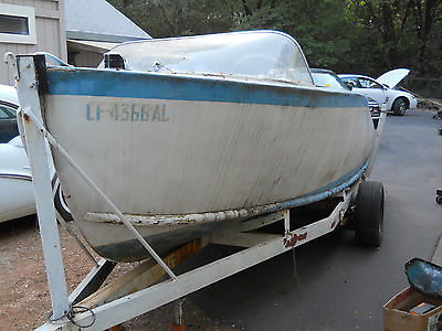 Custom Vintage plywood boat, Cadillac 331 engine Capitol Transmission 1950's