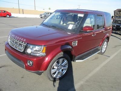Land Rover : LR4 HSE Sport Utility 4-Door 2015 land rover lr 4 red on beige title in hand