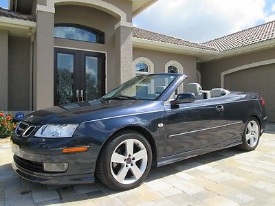Saab : 9-3 AERO CONVERTIBLE Navigation! Touring Package! Heated Seats! LOW Miles & Nicest One! Over 20 Pics!
