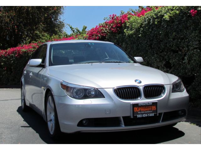 BMW : 5-Series 4dr Sdn 530i Sport Premium Silver Power Seats Moon Roof Alloy Wheels Leather Seating Clean
