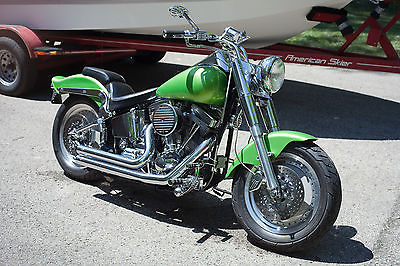 Custom Built Motorcycles : Other 2005 custom harley softail revtech 100 fatboy rims v h short shots