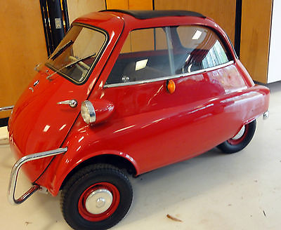BMW : Other 300 1958 bmw isetta 300 made in britain same collector owner since 1989 restored red