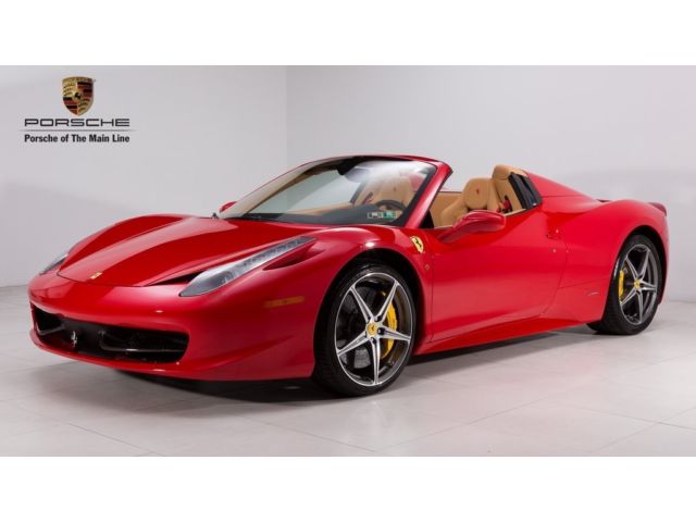 Ferrari : Other Base Base Manual Convertible 4.5L Air Conditioning Electric Seats Colored Seat Belts