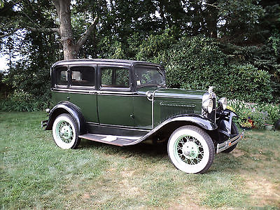 Ford : Model A 1931 ford model a fordor slant window sedan model 160 b murray body