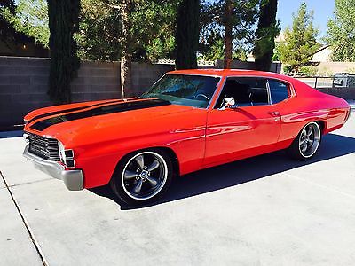 Chevrolet : Chevelle 1971 nice red chevy chevelle