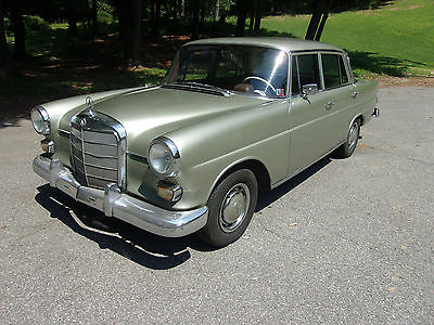 Mercedes-Benz : 200-Series 230 Fintail 1968 mercedes benz 230 fintail w 110 sedan 4 speed manual current pa inspection