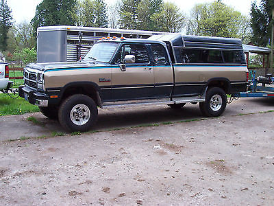 Dodge : Ram 2500 W250 LE 1993 dodge w 250 le extended cab pickup 2 door 5.9 l