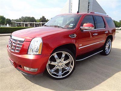 Cadillac : Escalade 2WD 4dr 2 wd running boards captain chairs dvd w screens 26 in rims navi gr 8