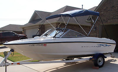 LIKE NEW 2006 BAYLINER 175 BOWRIDER W/135HP MERCRUISER INBOARD ENGINE,W/TRAILER