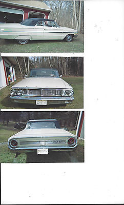 Ford : Galaxie 500  Fully Restored 500 Convertible Yellow, 289 Engine, WW, PS, Nice Interior