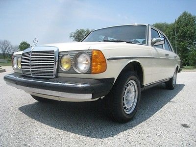 Mercedes-Benz : 300-Series NO RESERVE 1985 mercedes 300 d turbodiesel only 104 k miles doctor owned 1 owner super clean