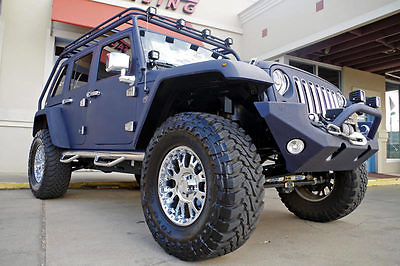 Jeep : Wrangler Custom 4x4 2012 jeep wrangler unlimited lone star conversion 4 x 4 12 k miles lift kit